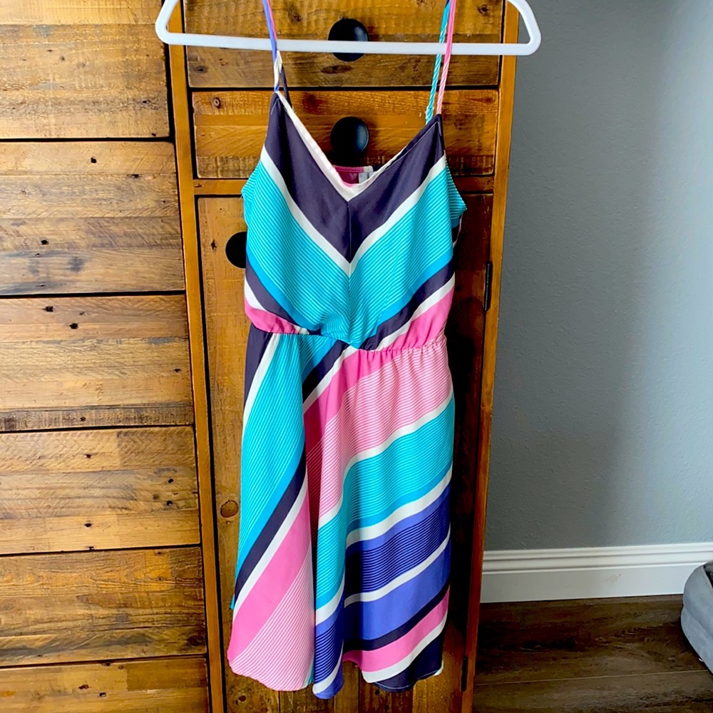 LC dress. Sz 2. Multi color. Elastic waist.